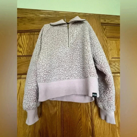 VS - Pink - Fleece - Quarter Zip - Picture 4 of 6